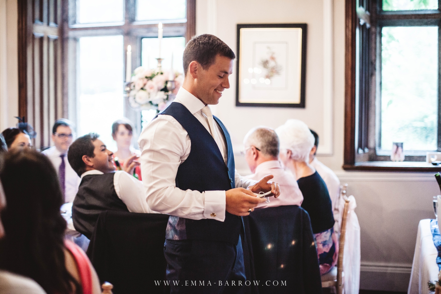 It can really help when speakers move out of the bridal table, it gives me more access and also the guests at the back can see and hear better!