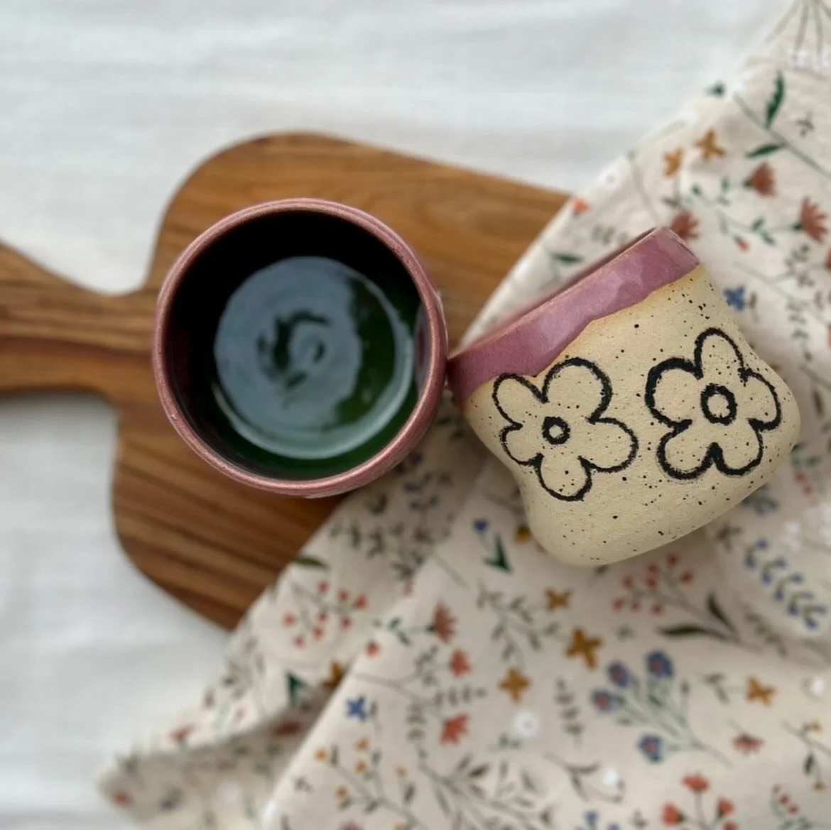Wine cups are ready for your next picnic! 🧺🍷

#wheelthrownceramics #wheelthrowing #ceramicstudio #ceramicartist #potterywheel #potterylove #mugsofinstagram #handmade #spectrumglazes
