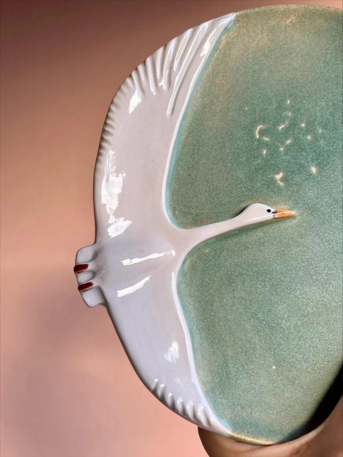 In ceramics, things don&rsquo;t always turn out how you&rsquo;d planned - but I&rsquo;m counting these little glaze imperfections as stars and rolling with it ✨

#spectrumglazes #potterylife #potterylove #ceramicartist #ceramicstudio #handmadewithlov