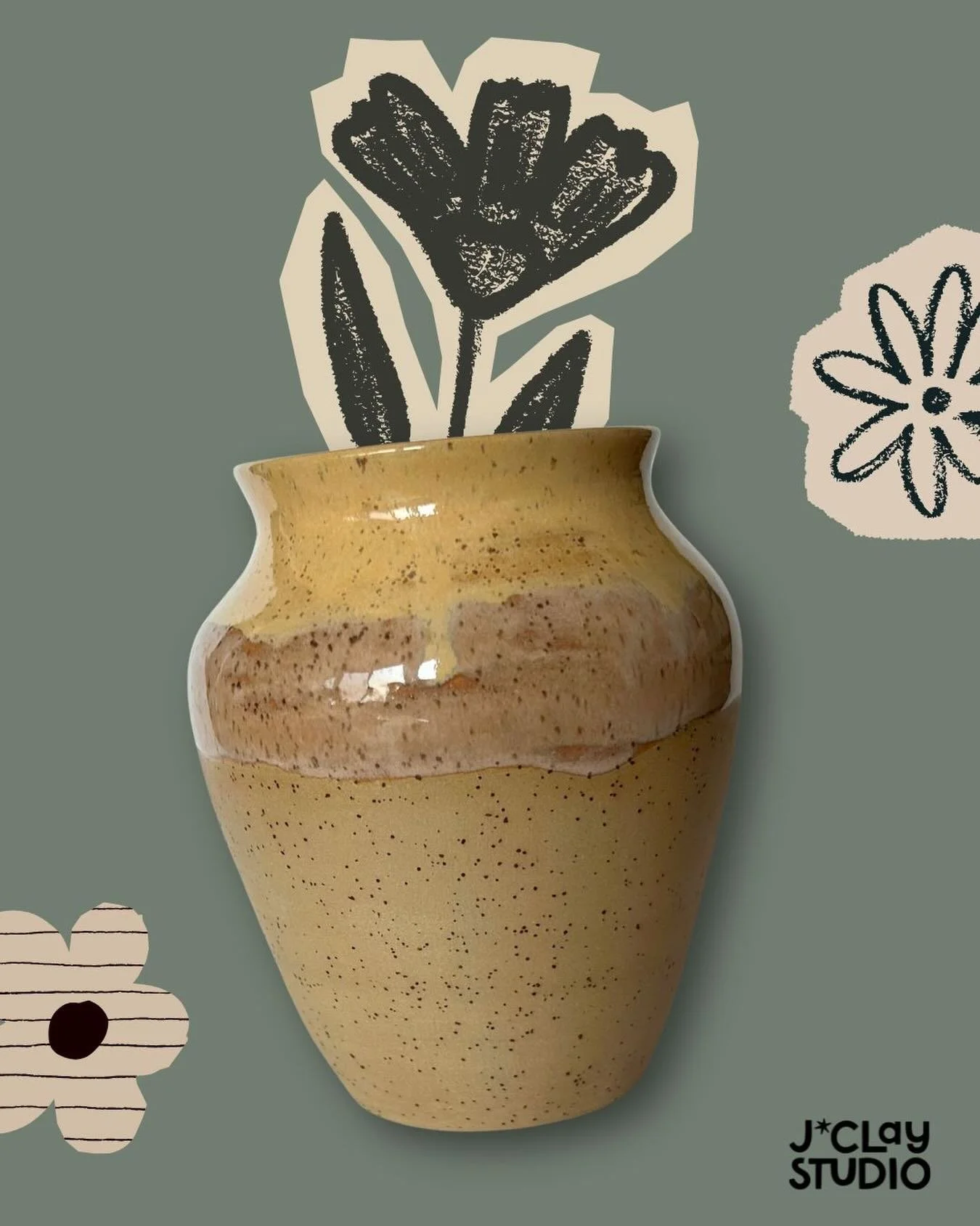 Perfect centerpiece for your Thanksgiving table 🌻

#wheelthrownceramics #stonewear #potterylove #ceramichomedecor #potterystudio #spectrumglazes