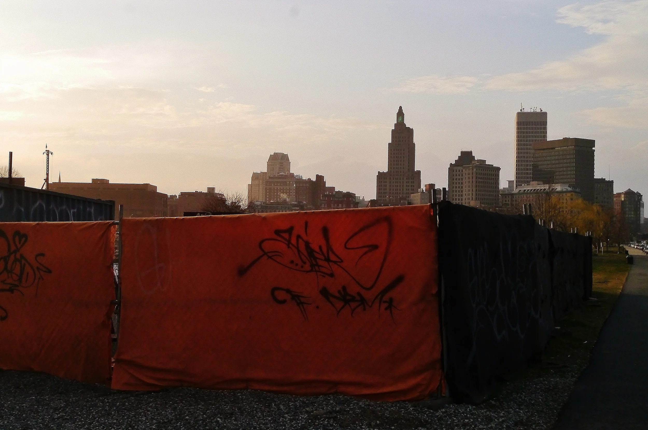 Providence Skyline at Sunset