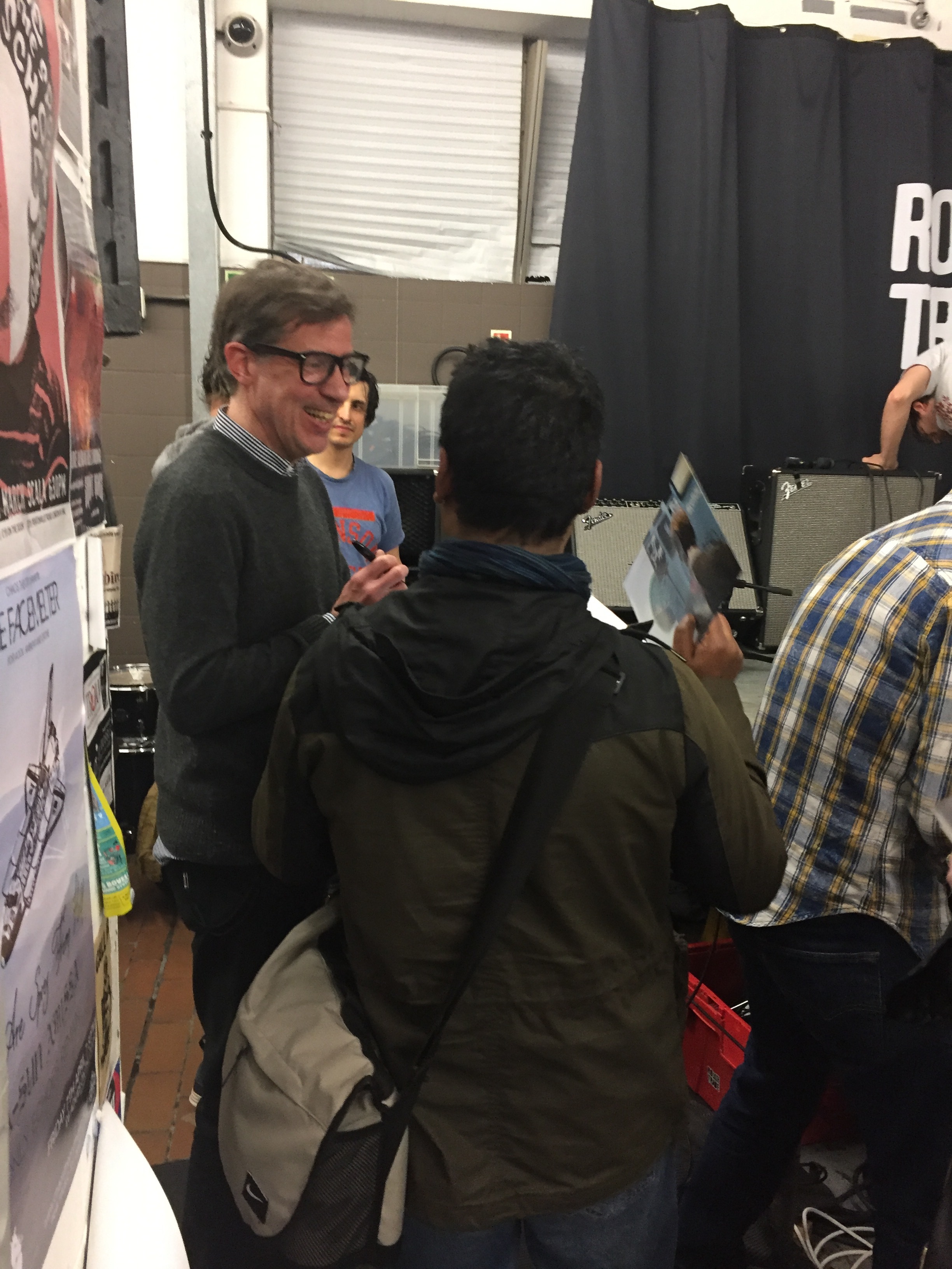 Meeting everyone at the in-store