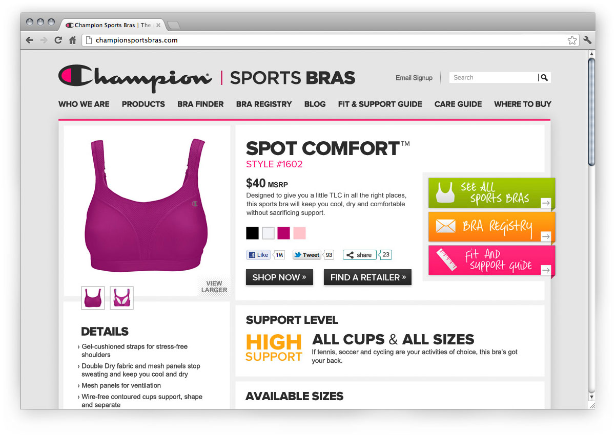 champion sports website