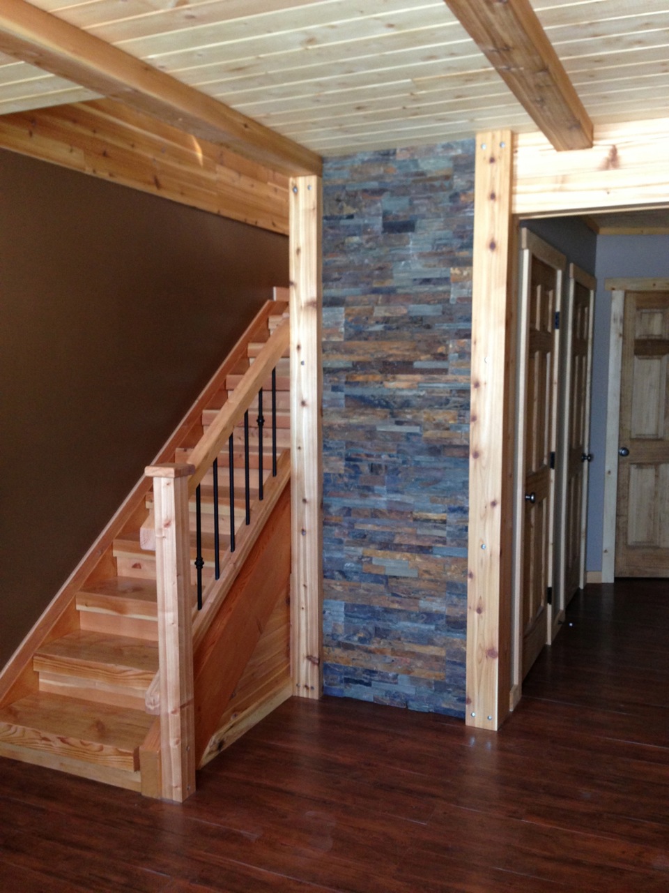  Stairs with RB Fir and RB Cedar trim 