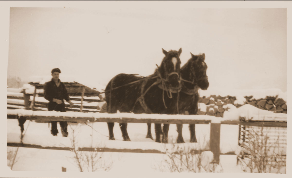 Jack and horses - 1940s