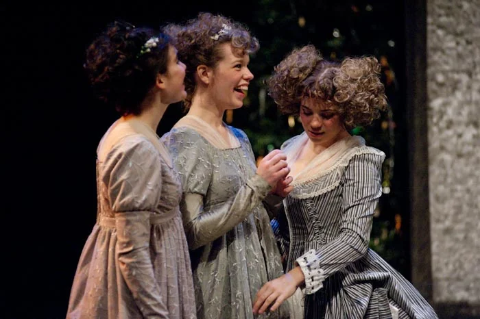 Emily Skahan, Imogen Haworth, Charlotte Rogers. Photo: David Babcock