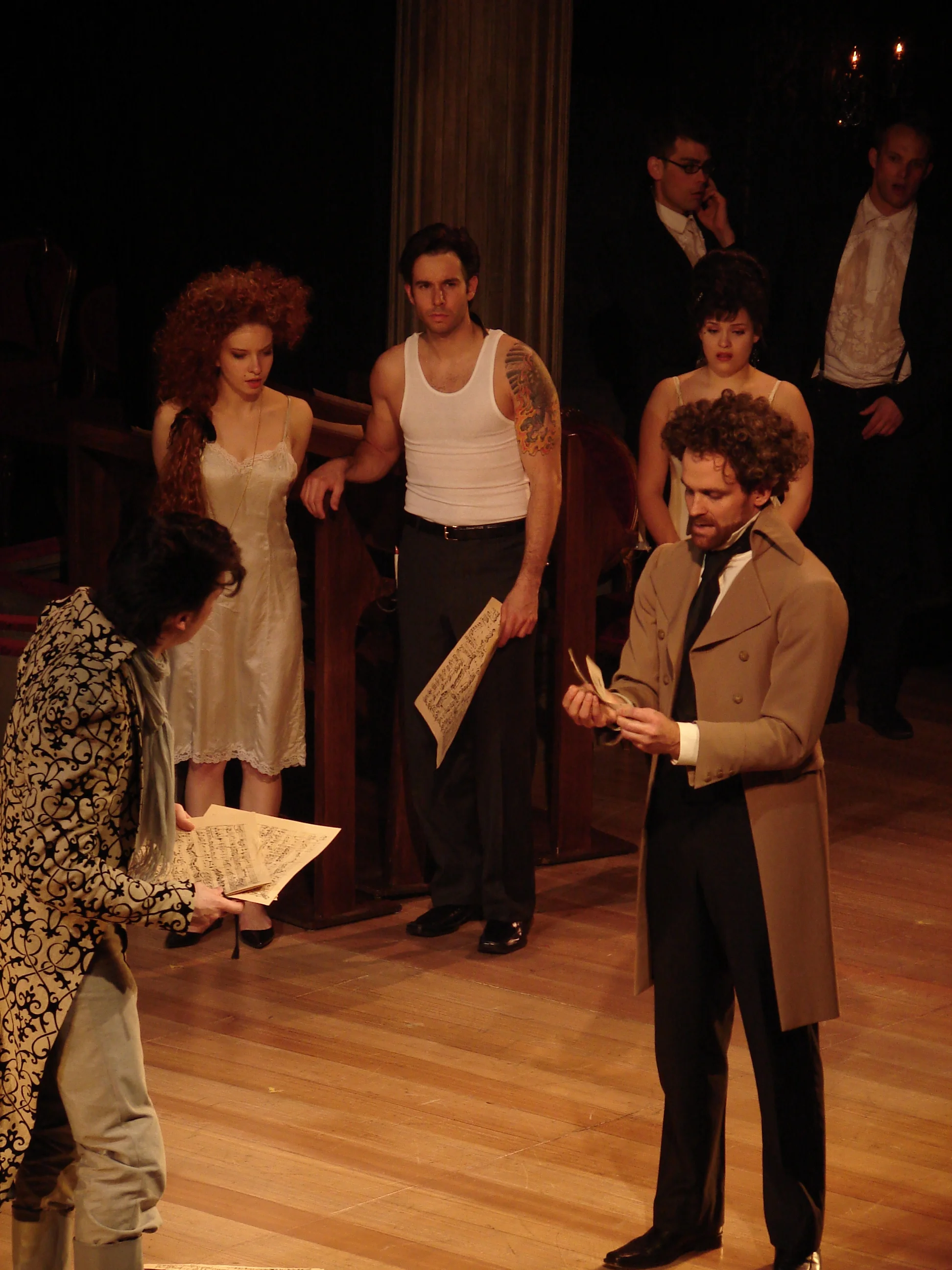  Damien Atkins, Rhiannon&nbsp;Moller-Trotter, Adrien&nbsp;Blazevic, Trevor Hayes, Lauren Roy, Andrew Shaver, Ian Lake. Photo: &nbsp;J.F. Hébert 