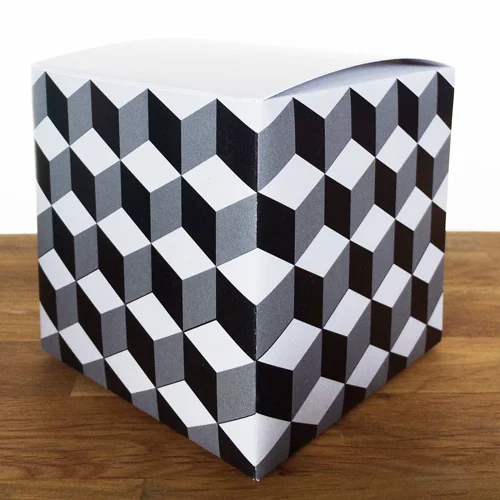 YOU CHOSE TRIANGLES PRIMARY 4" x 4" x 4" 