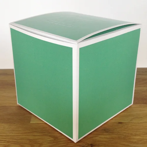 YOU CHOSE SOLID KELLY GREEN 4" x 4" x 4" 