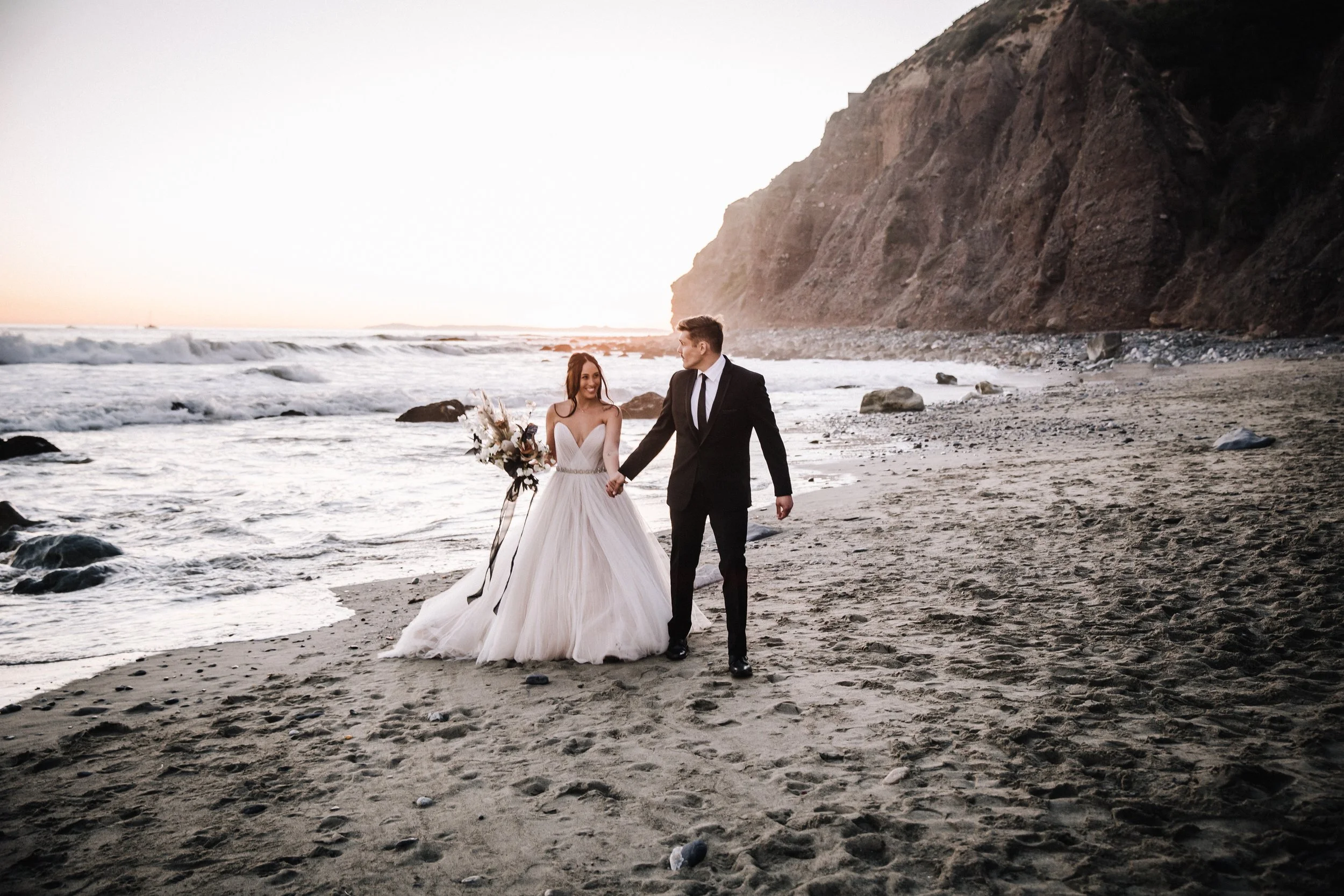 Moody Beach Styled Shoot 