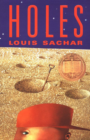 Does anyone else think this cover makes it look like Holes is about a boy who lives on the moon?