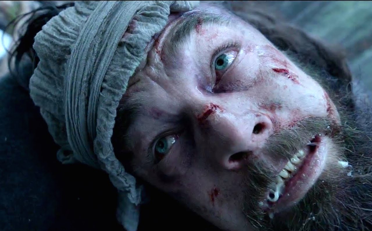 That's impressive mouth spittle, but it's not exactly Best Actor-worthy mouth spittle.