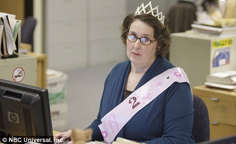 This will go proudly on the mantle next to her "Bushiest Beaver" Dundie Award