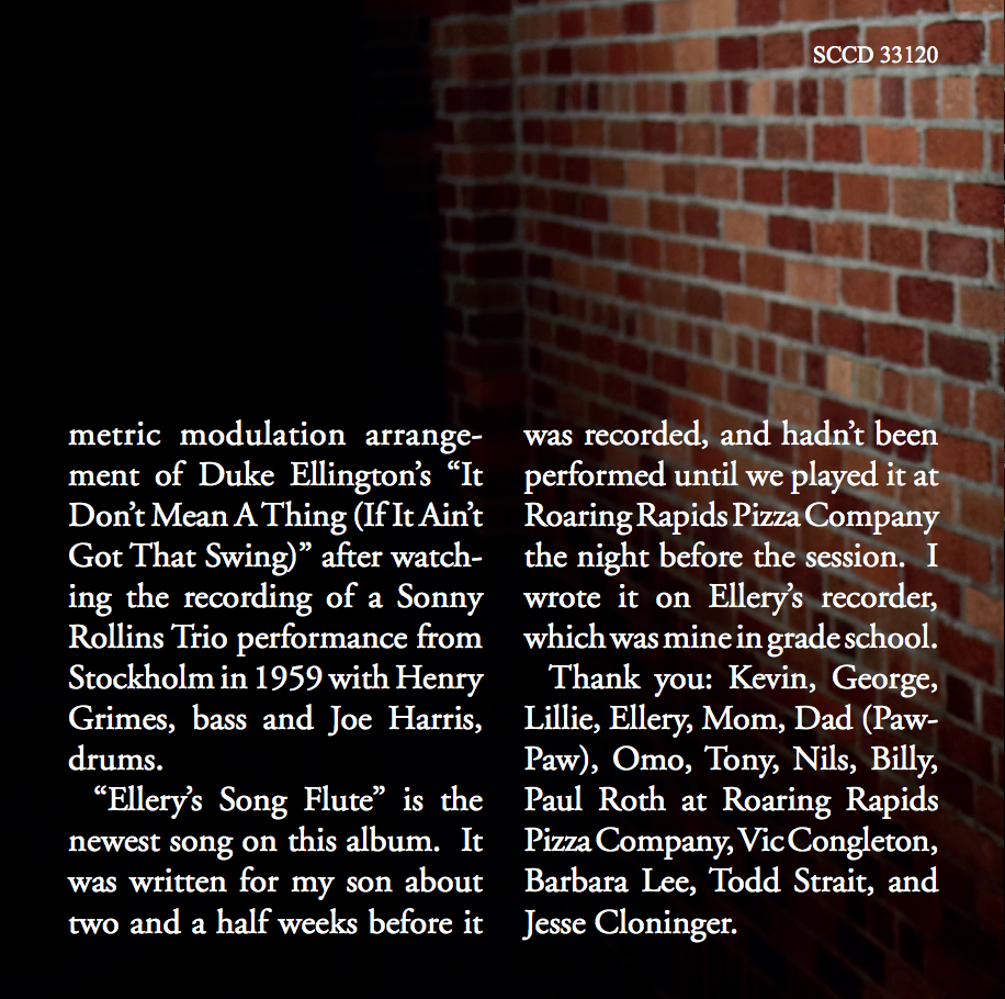 The Golden Mean liner notes, page 2