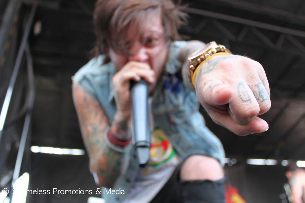 David Schmitt of Breathe Carolina. Vans Warped Tour 2012. Portland, OR. Photo Credit: Jared Stossel.