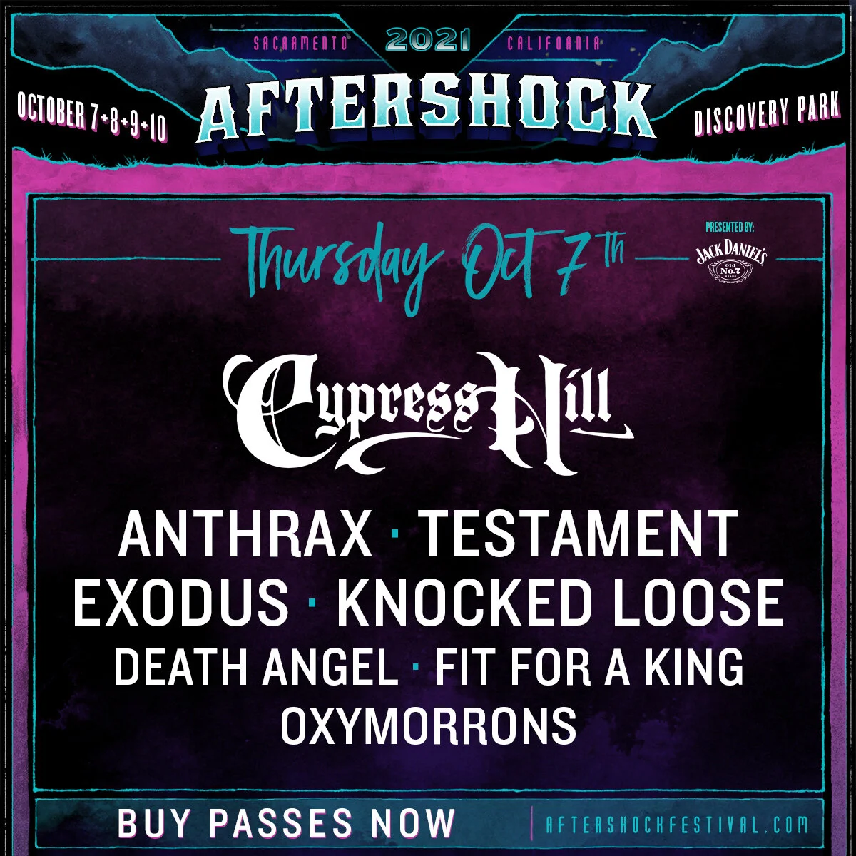 Aftershock Festival Day 1 Recap: Cypress Hill, Anthrax, Testament and More