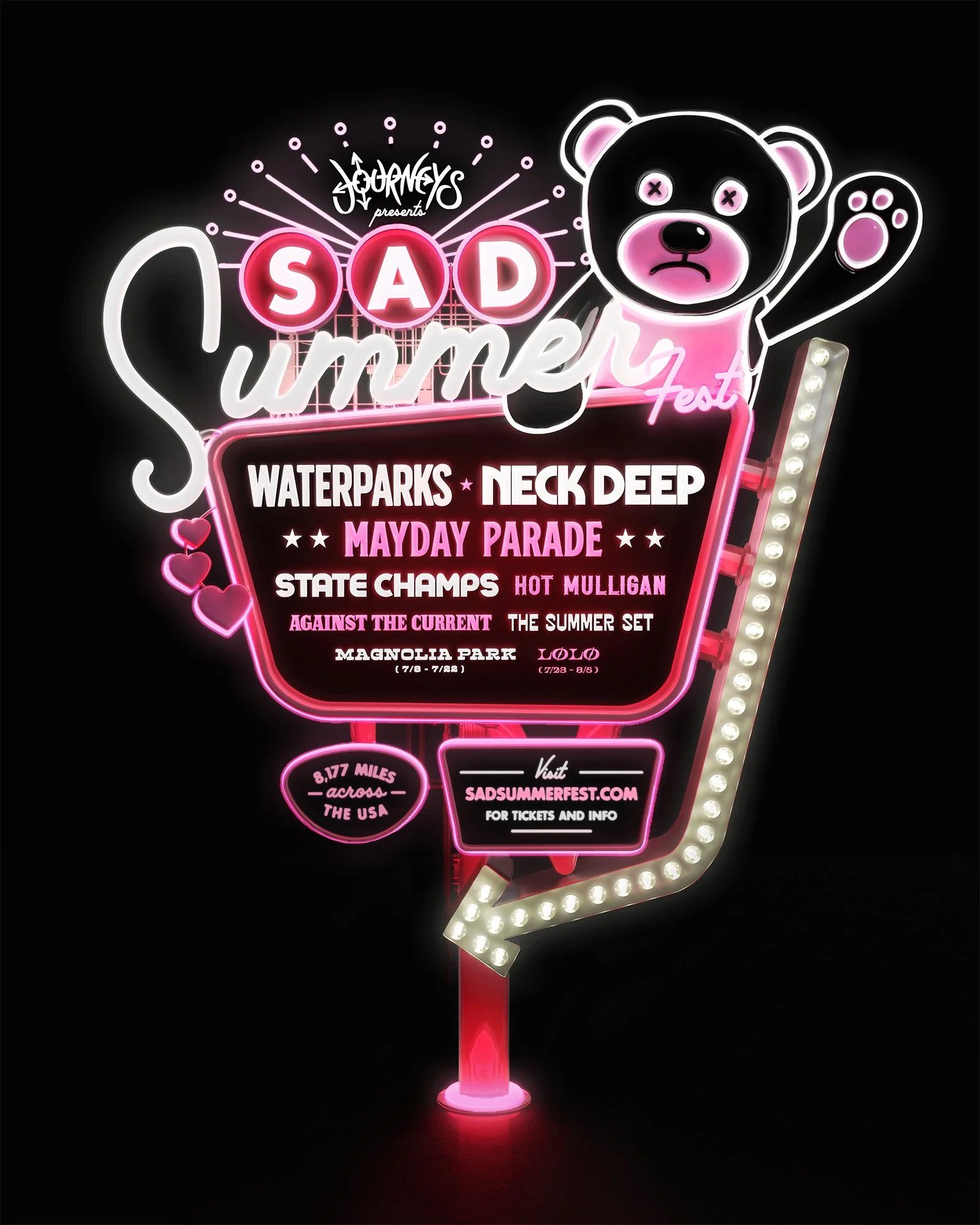 Sad Summer Fest Announces 2022 Dates and Lineup Featuring Waterparks, Neck Deep