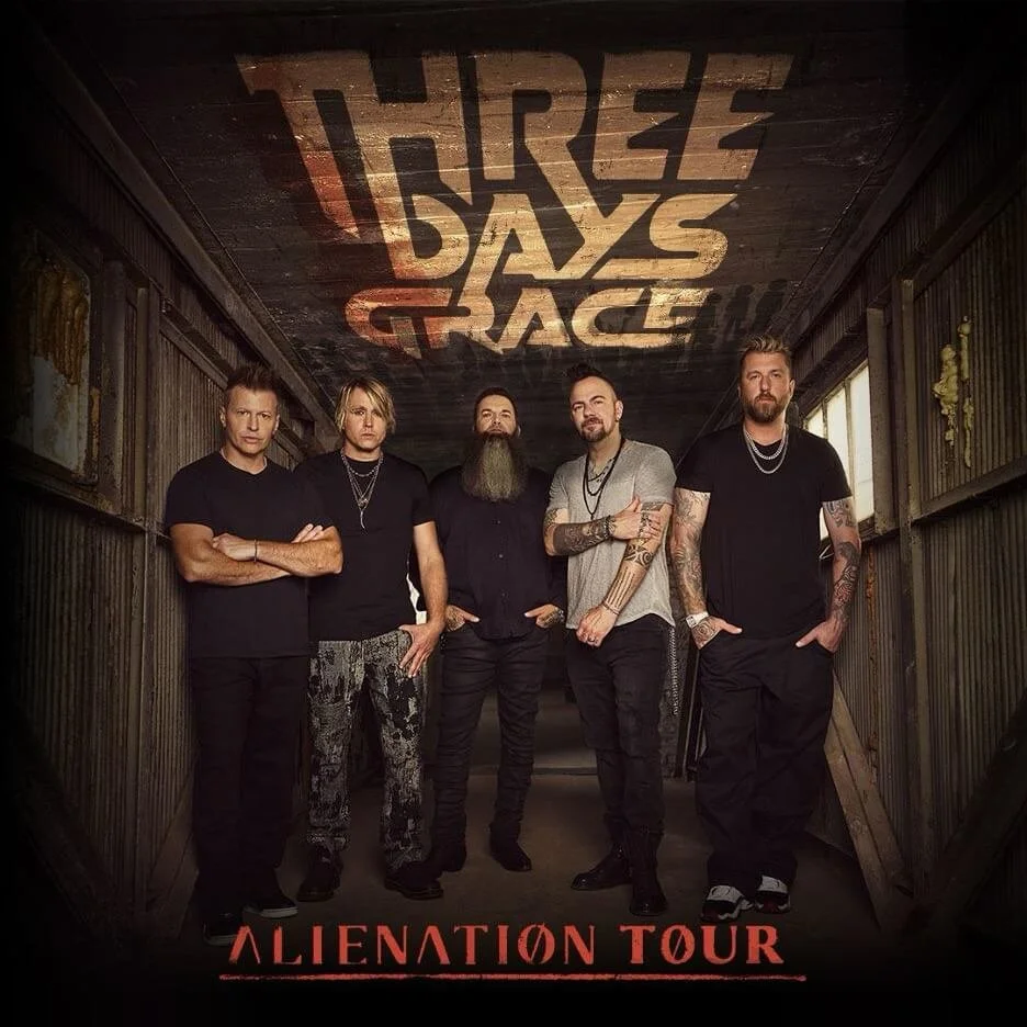 Three Days Grace Announce 2026 World Tour Dates