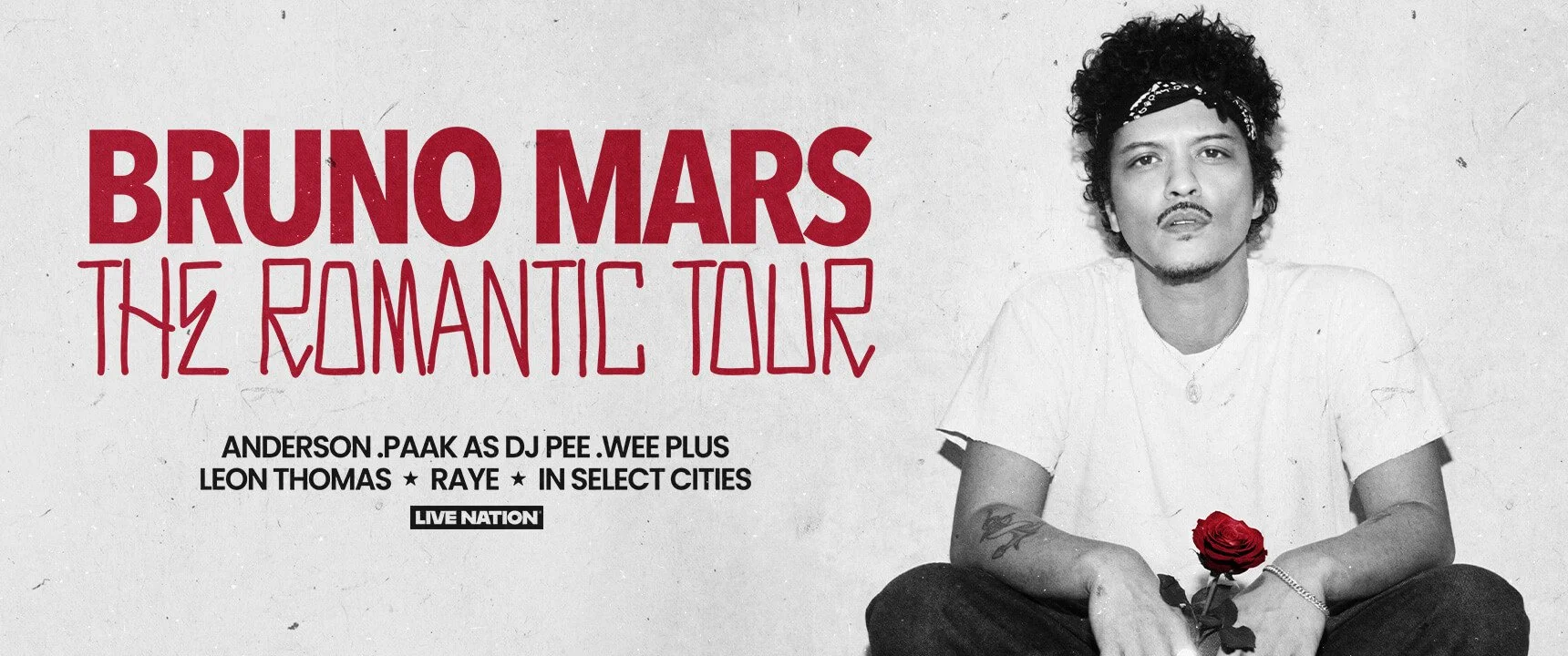 Bruno Mars Announces New Album 'The Romantic', World Headlining Tour for 2026