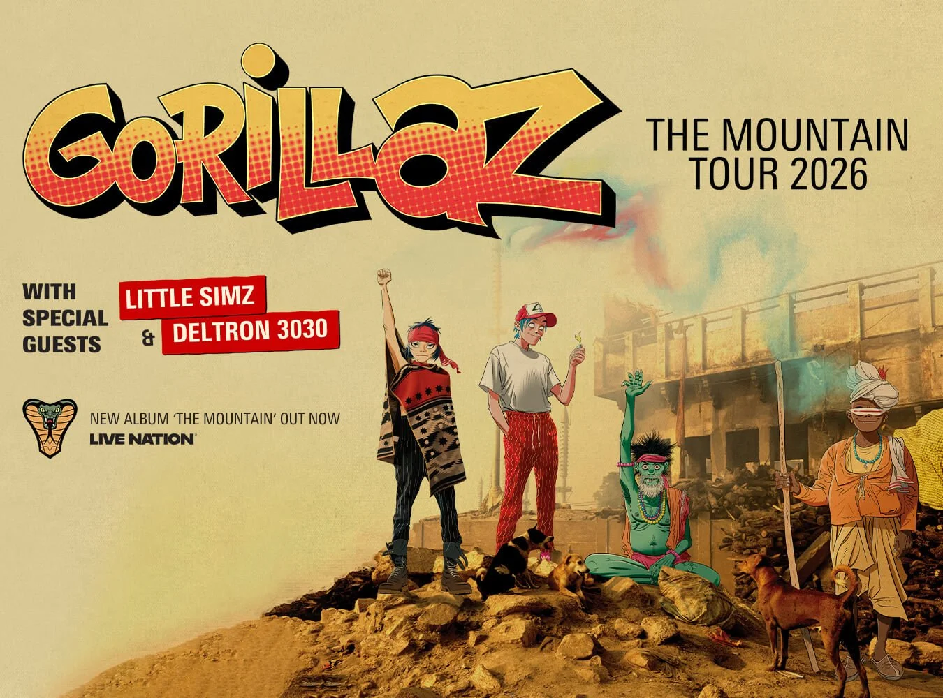 Gorillaz Announce 2026 North American Fall Tour Dates