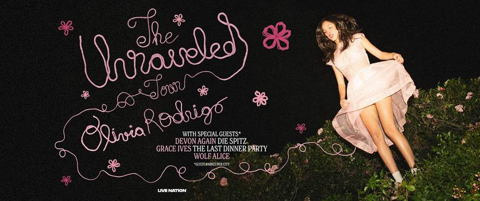 Olivia Rodrigo Announces 'The Unraveled' Tour for 2026