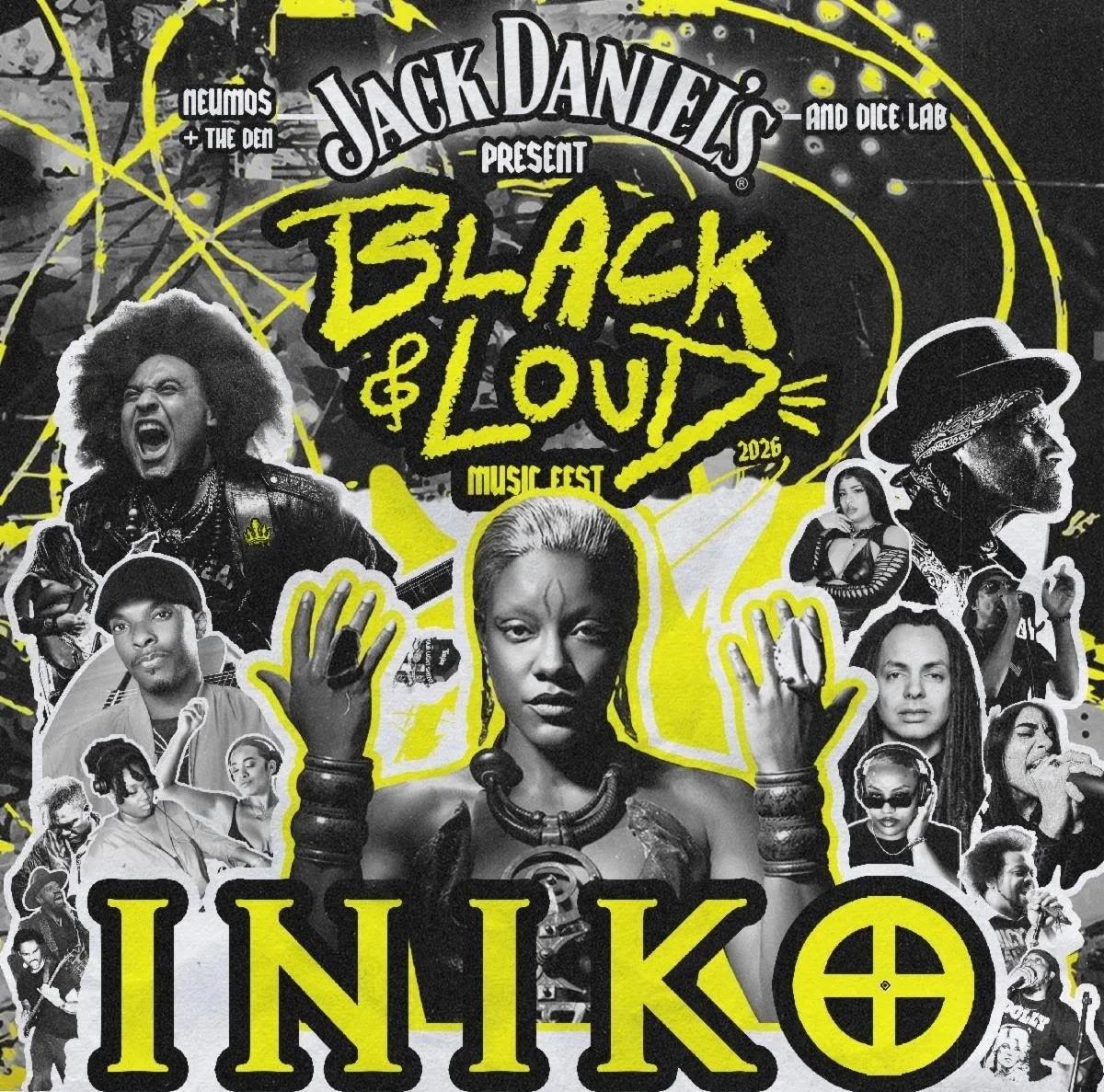 Black &amp; Loud Announces 2026 Lineup with Iniko, King Youngblood, and Cyril Neville
