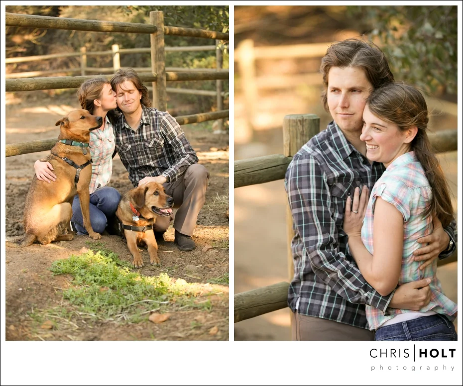 Chad and Mishanna with their pups