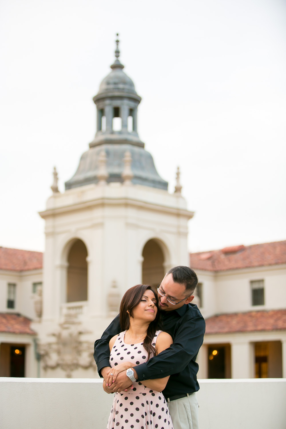 pasadena city hall, engagement session, love, engaged, fiance, water fountain, park bench, chris holt photography, los angeles wedding photography