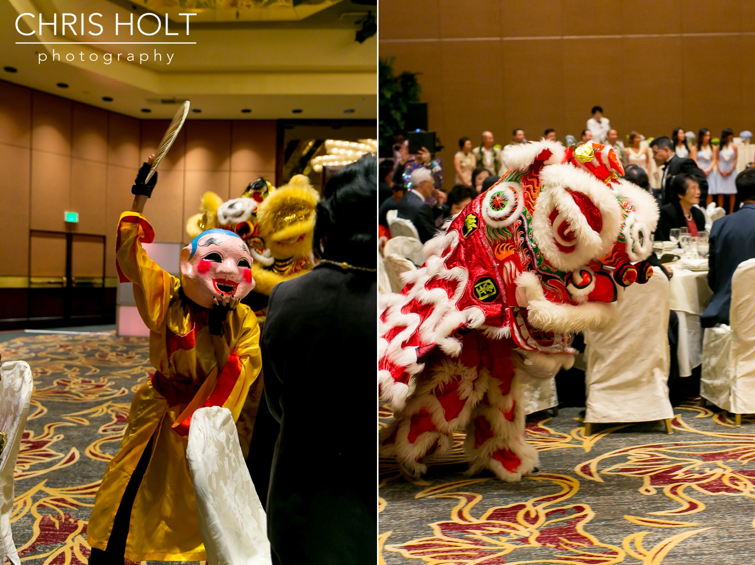 hilton los angeles, universal hilton, chinese wedding, tea ceremony, reception, lion dance, chris holt photography, wedding, southern california, los angeles wedding photography