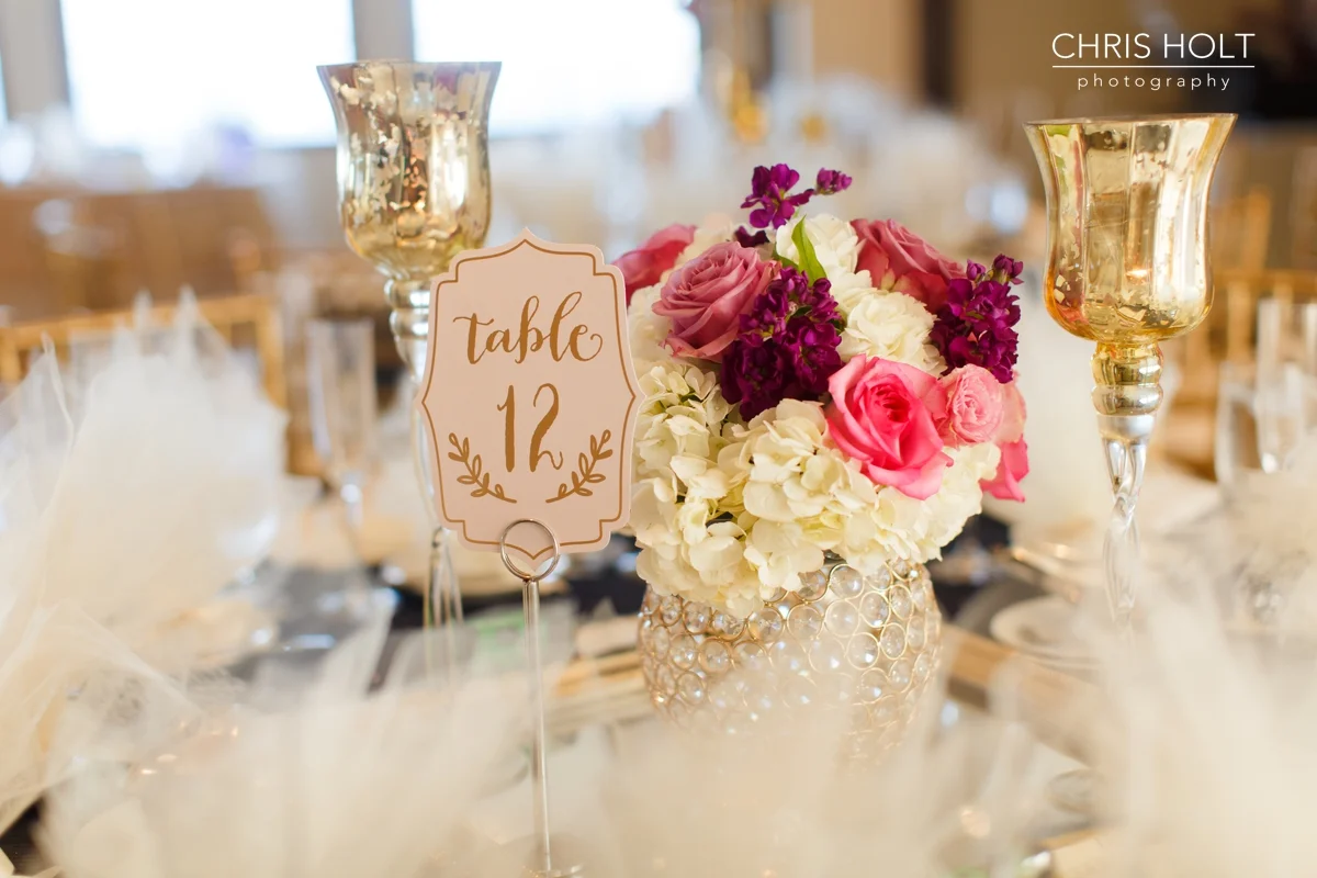 RECEPTION, INDOOR, VENUE, GOLD, CHIVALI, GREEK, GREEK ORTHODOX, SANTA BARBARA GREEK ORTHODOX CHURCH, SANTA BARBARA, HYATT, BEAUTIFUL, CANDID, ROMANTIC, FLORAL, BRIDAL, DETAILS