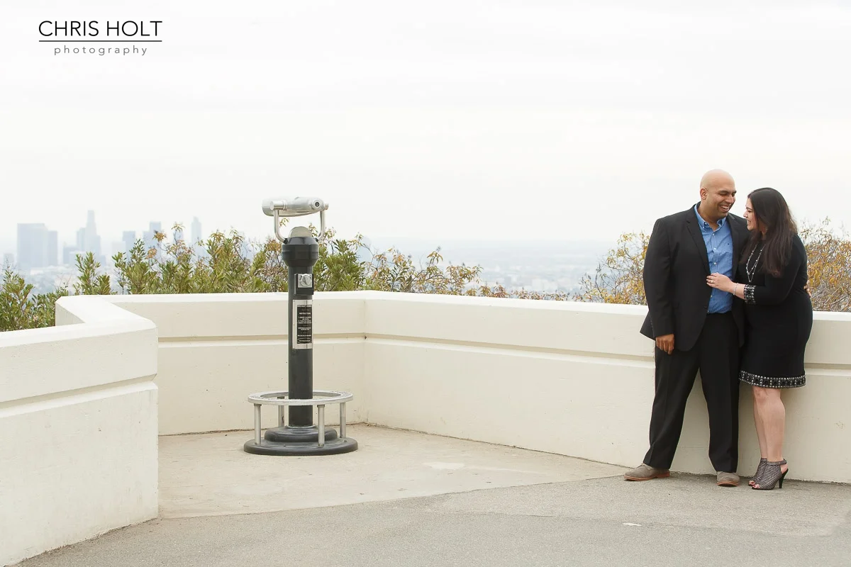 surprise proposal, griffith park, observatory, los angeles, skyline, downtown los angeles, marriage proposal, , la, iconic, hollywood, la county, proposal ideas, inspiration, romantic
