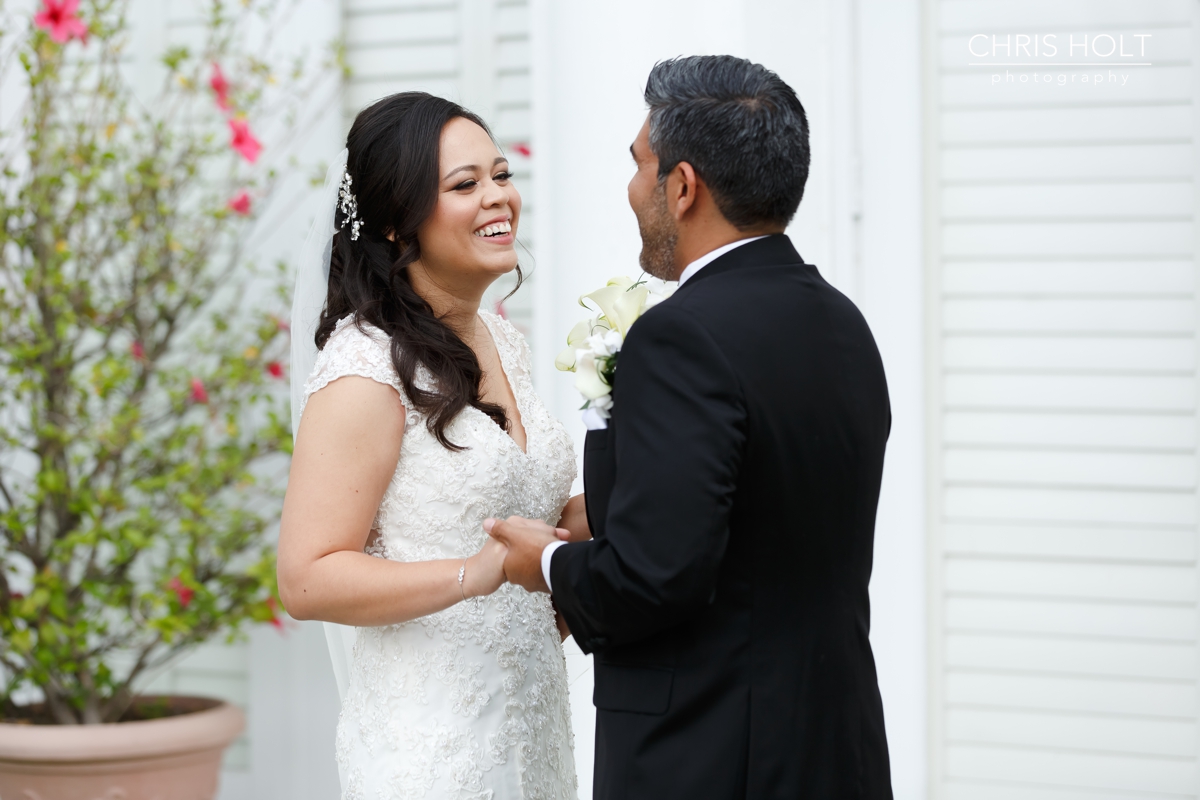 first look, wedding, bride, groom, california country club, whittier, wedding venue, portraits, candid, bouquet, flowers, wedding wire, the knot