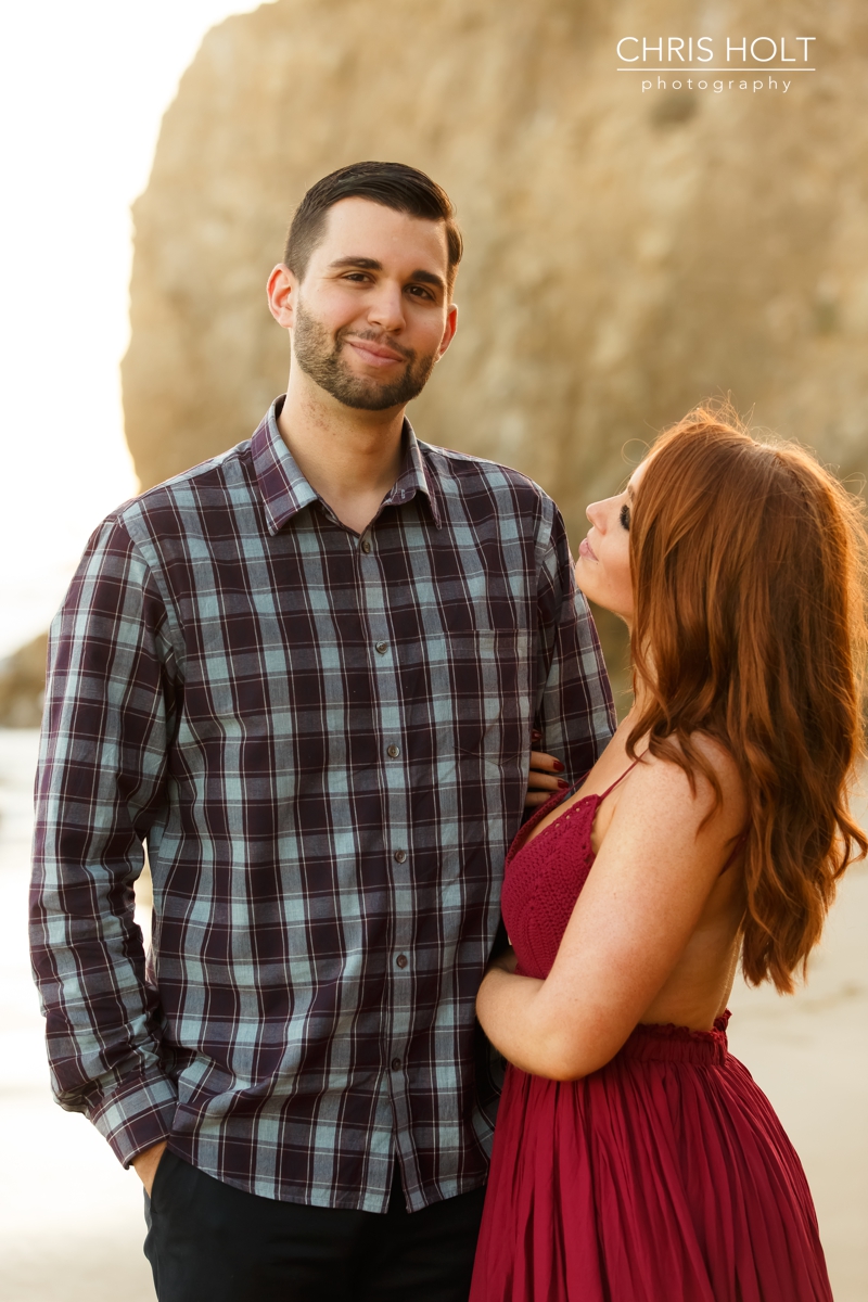 proposal, el matador, engagement, malibu, los angeles, surprise, beach, sunset, southern california, destination, wedding, photographers near me, santa barbara, new york, new jersey