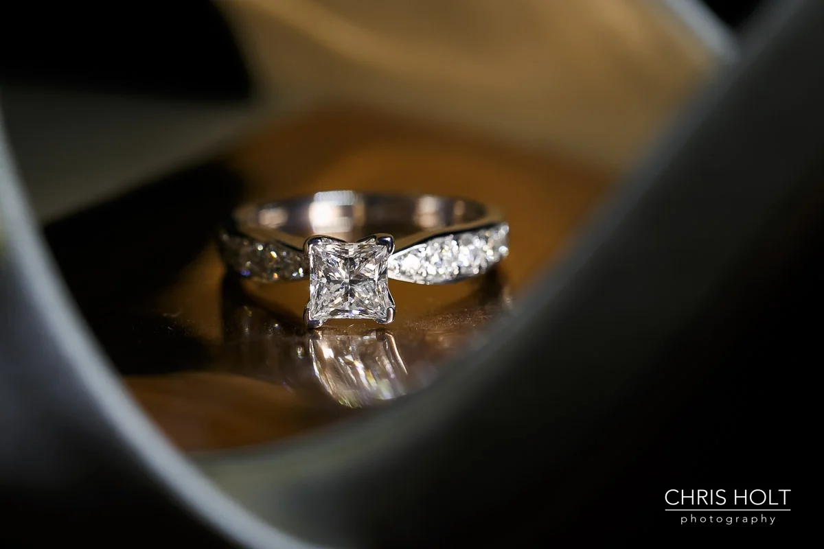 wedding ring, maravilla gardens, camarillo, badgley mischka, photographers near me, chris holt