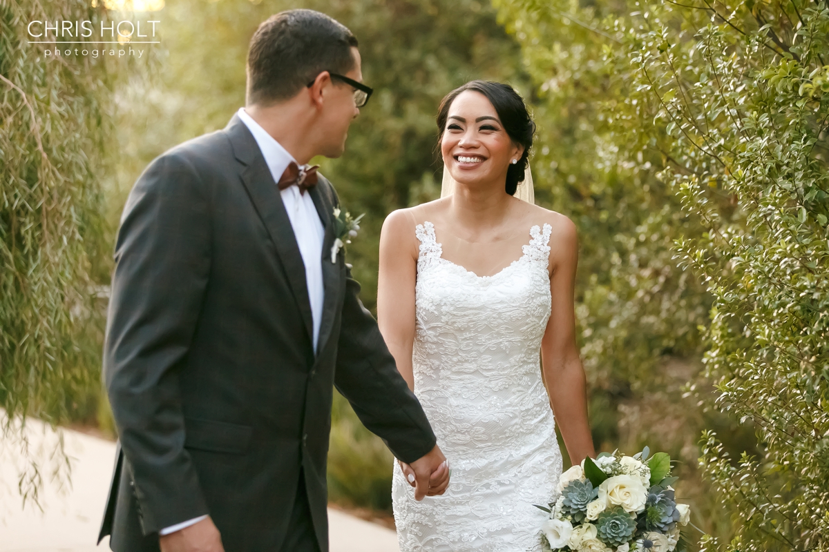 Happy Bride and Groom right after ceremony