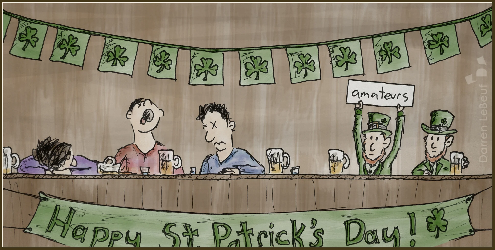 St. Patrick's Day - the Land of le Beef, by Darren Lebeuf