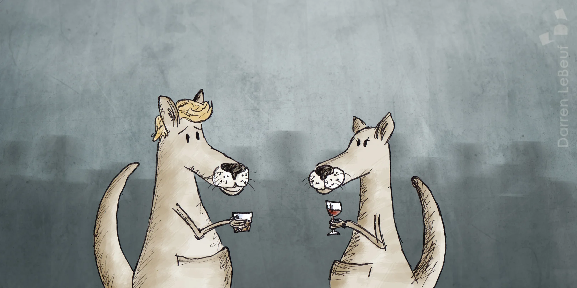 Kangaroo pick-up lines - the Land of le Beef