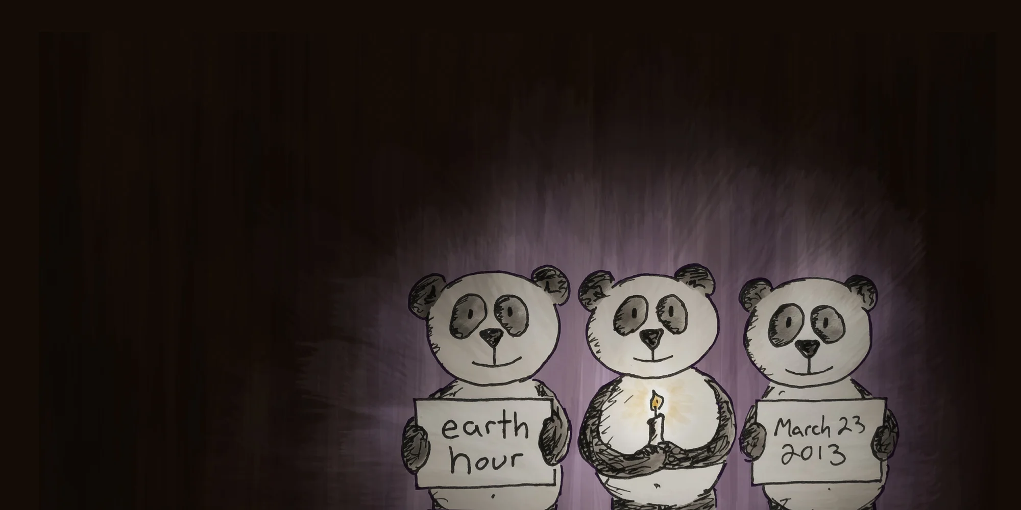 Earth Hour, Hong Kong - March 23, 2013. WWF. brought to you by the Land of Le Beef, by Darren Lebeuf.