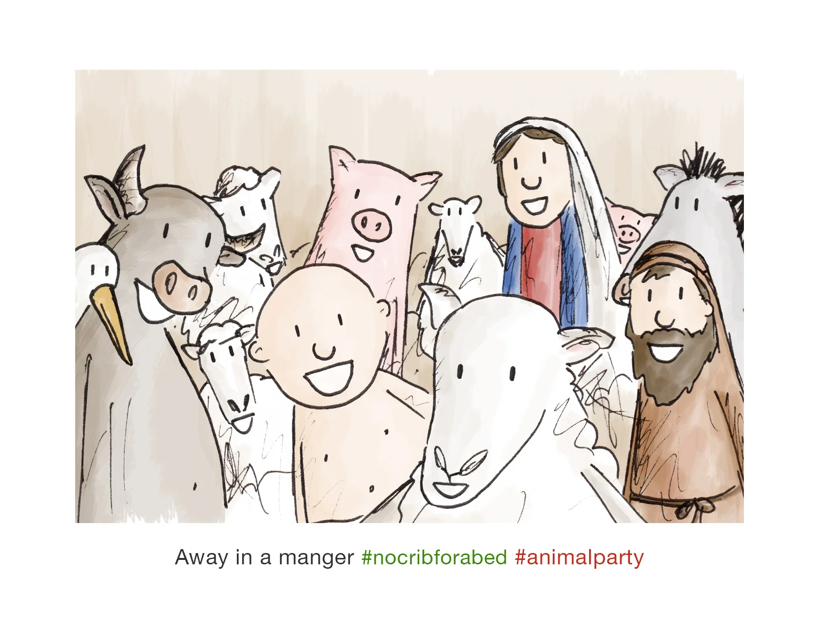 Christmas Selfie Series - Away in a Manger