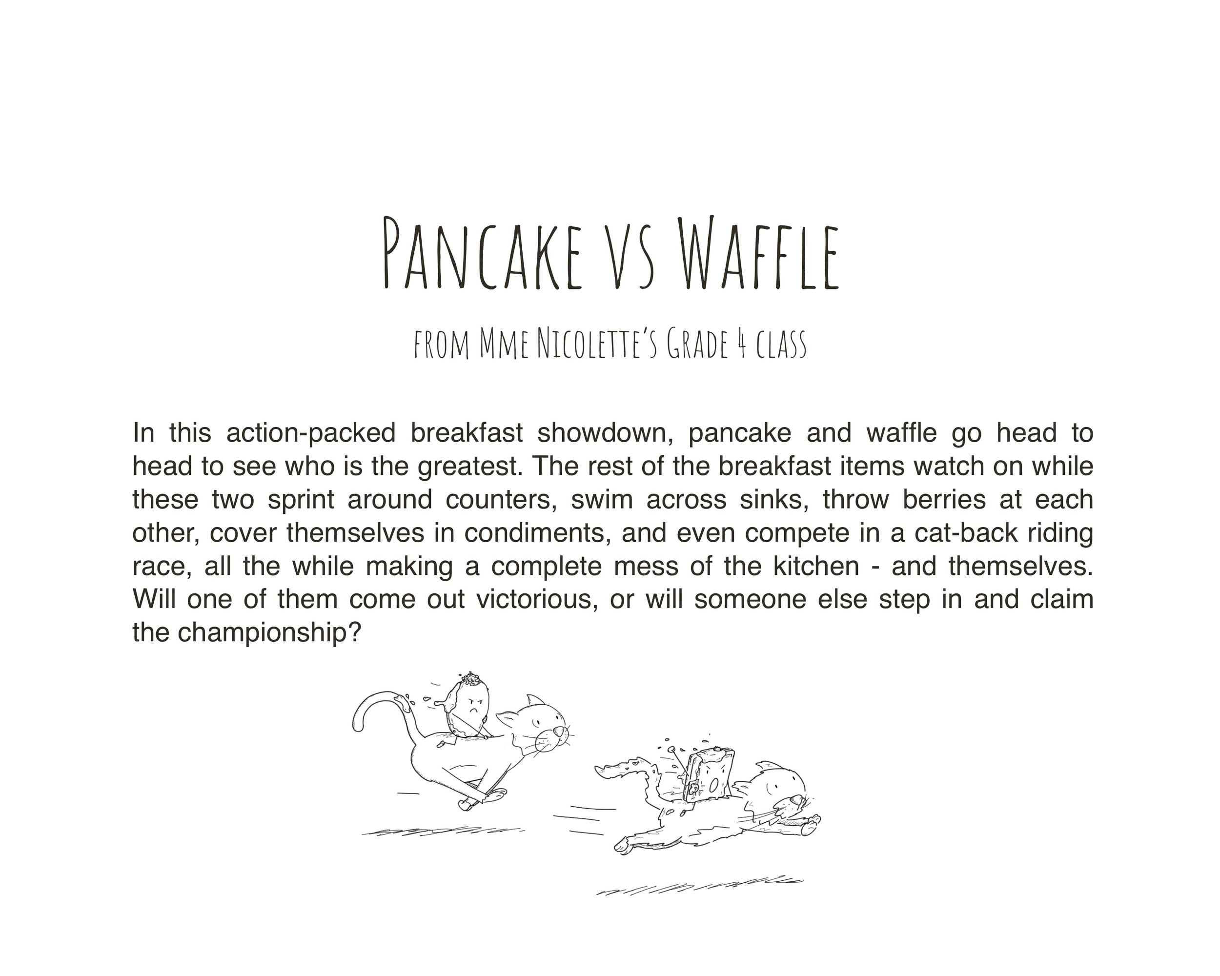  Synopsis of ‘Pancake vs Waffle’ 