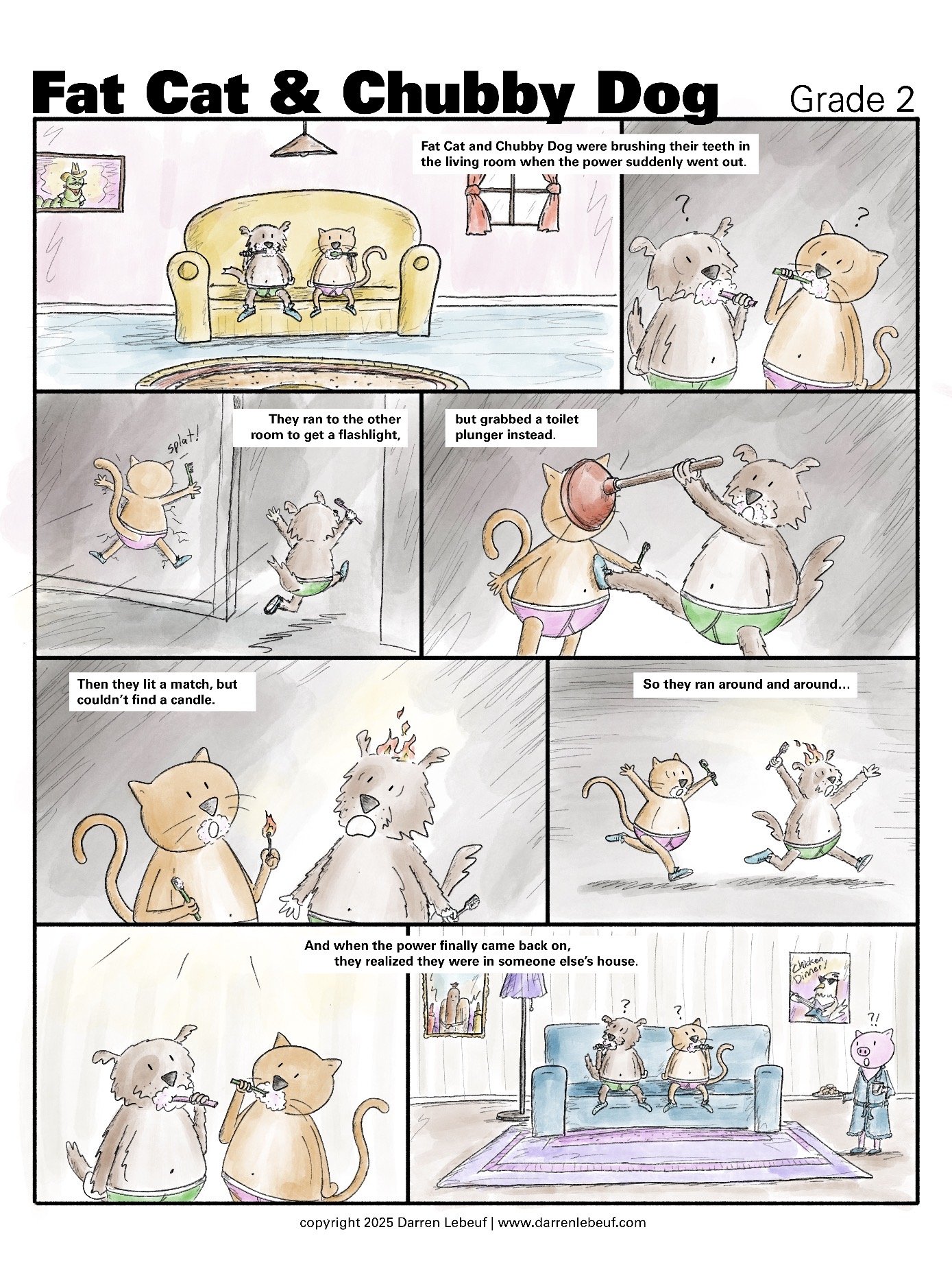 Fat Cat &amp; Chubby Dog