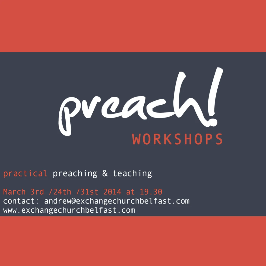 Preaching and Teaching Workshops