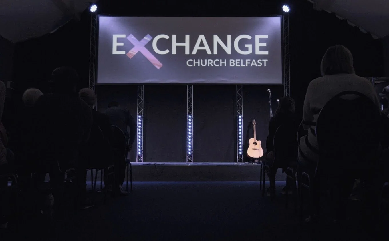 Stage Screen Projector at Exchange Church Belfast.jpeg