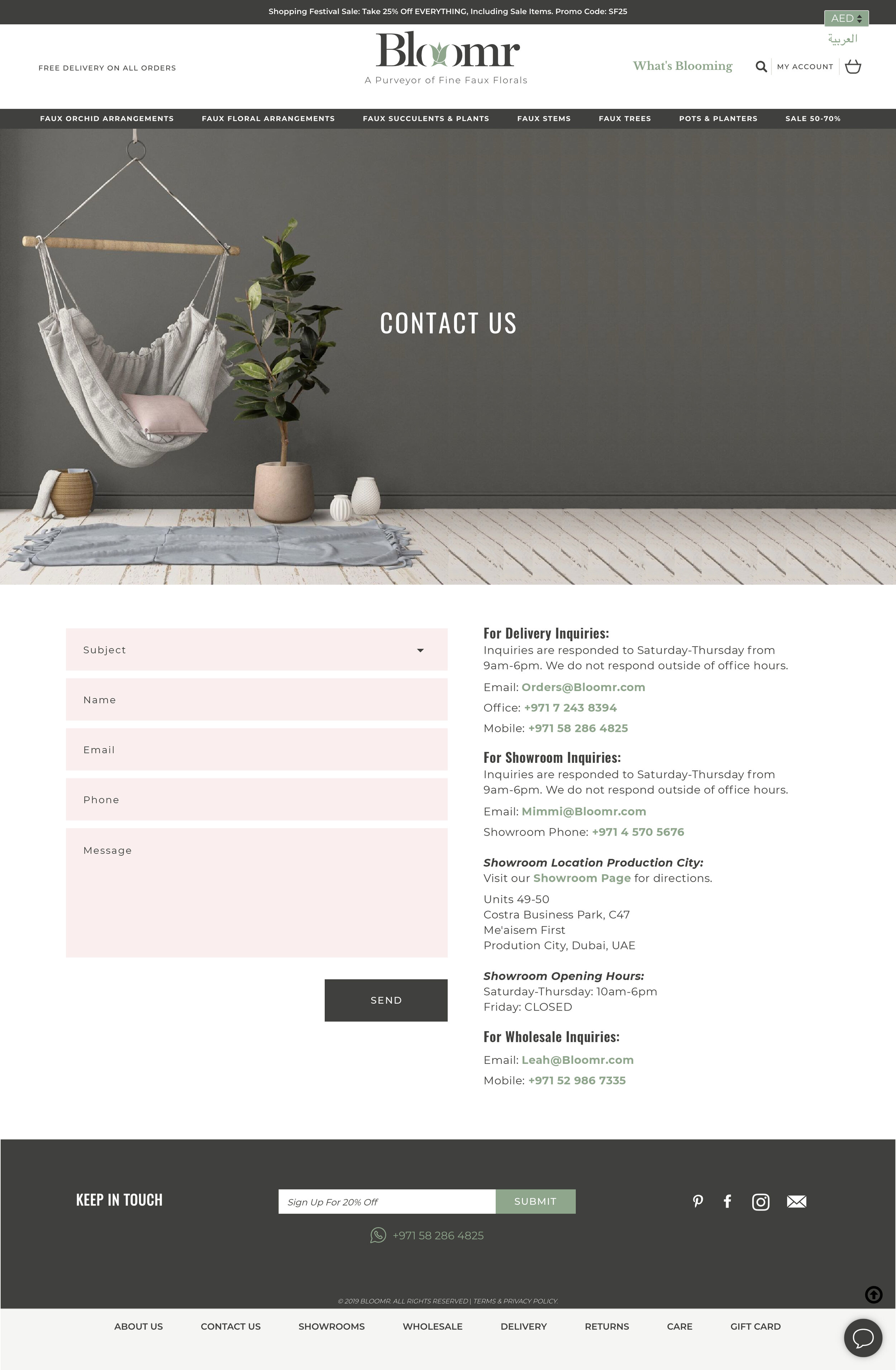 Contact Page