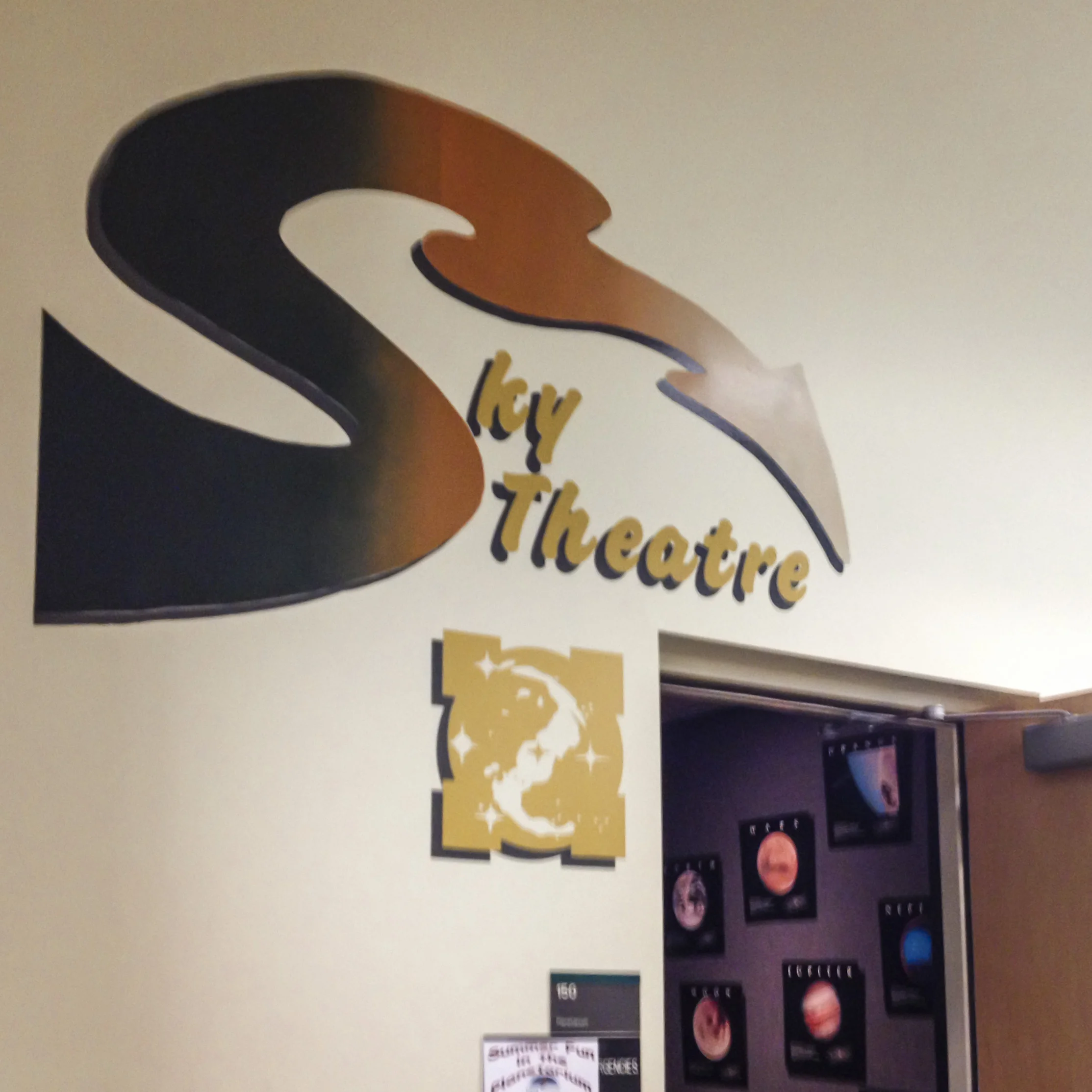We also got the chance to take in a show at the Star Theatre inside UNT's Environmental Sciences building. While we were actually checking out a movie for kids, we learned a lot, ourselves, and definitely recommend going there. 