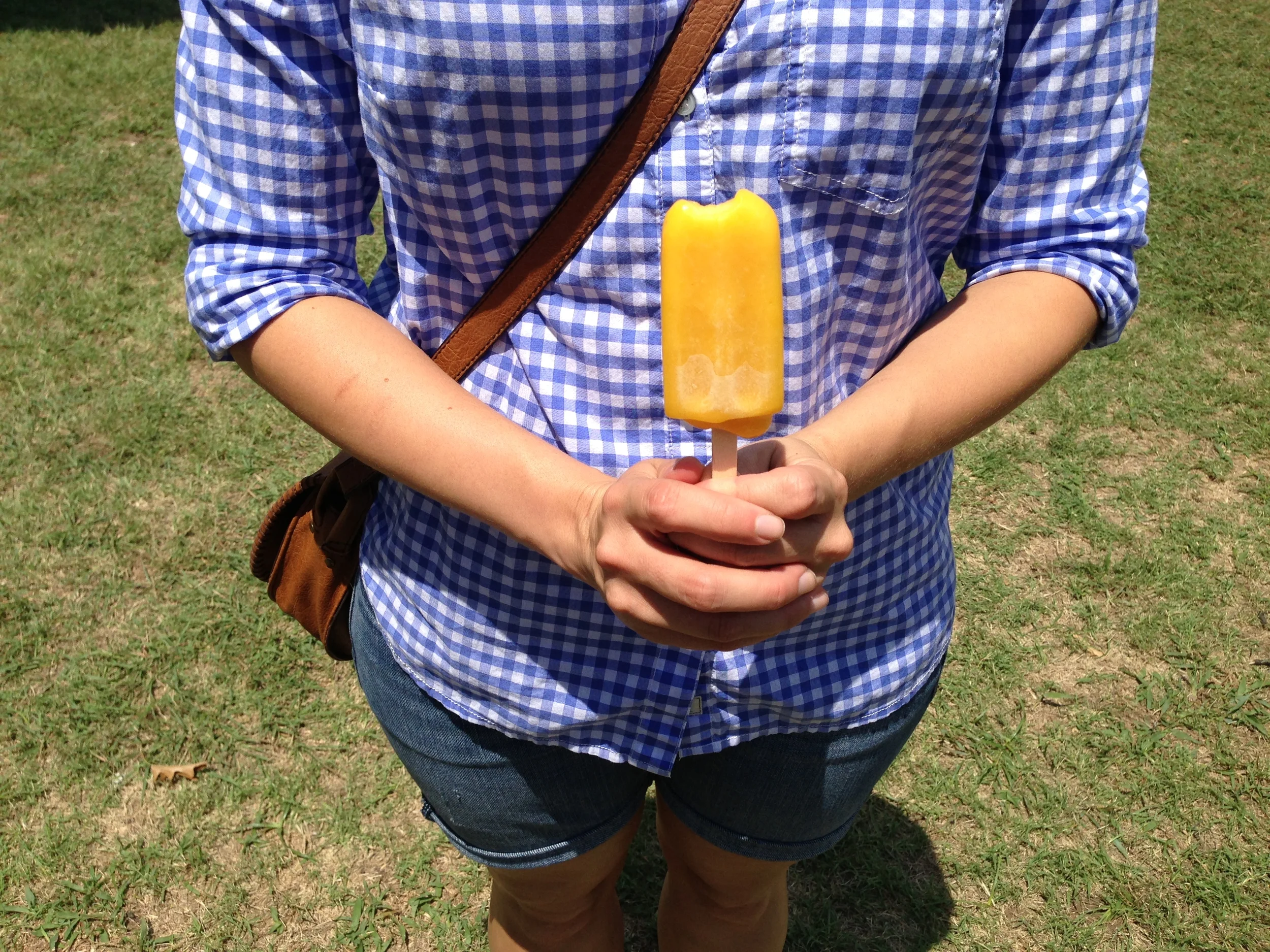 Besides Happy Campers, another great way to cool down at the Community Market is with one of Pawletta's delicious Mango Pops.