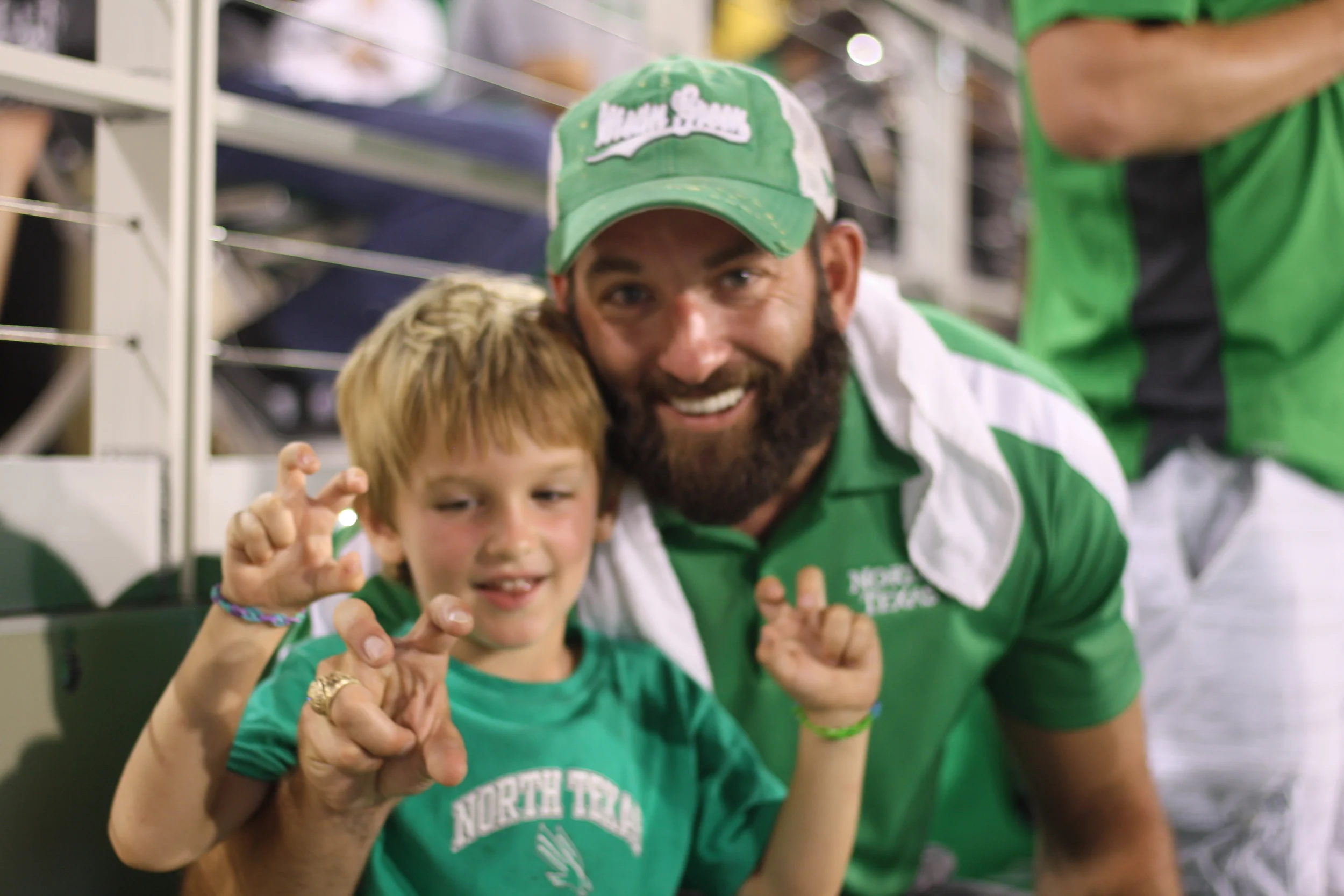We loved seeing all of the UNT spirit being taught to future generations. 