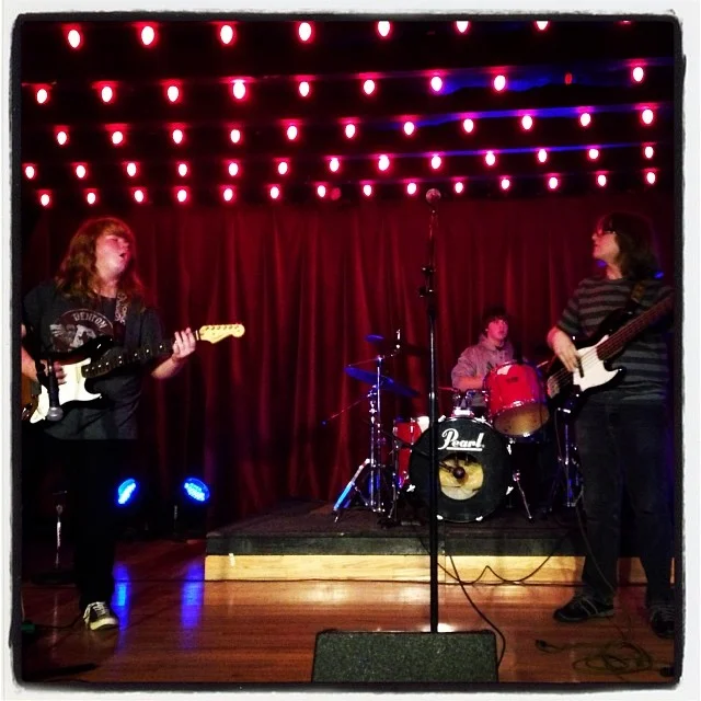 Work in Progress, local teen guitar prodigy Justin Weed's band, played down in Ft. Worth last week. How have we not interviewed this kid yet? We need to get on that. Photo by @DruCruz32 . More info on Justin Weed here. 