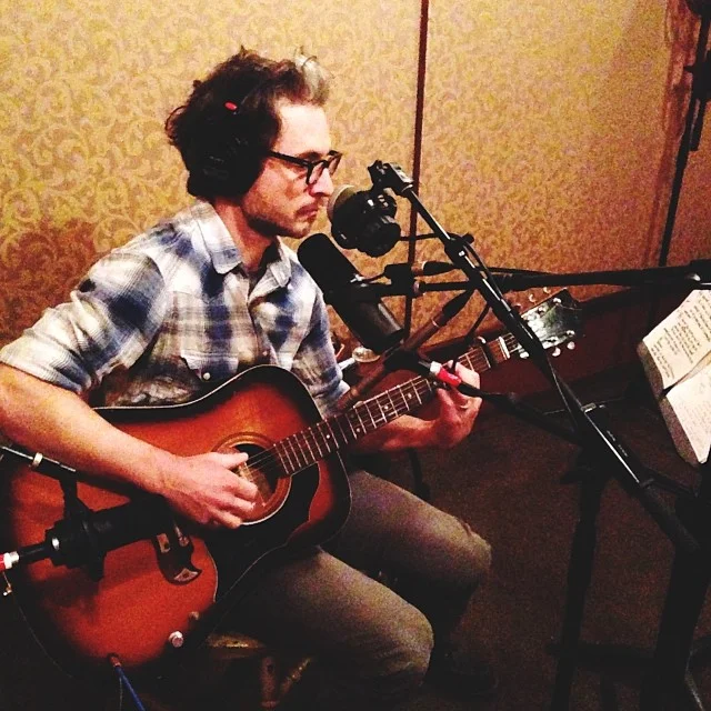 Doug Burr and co. hard at work on their new album at Ramble Creek studio. 