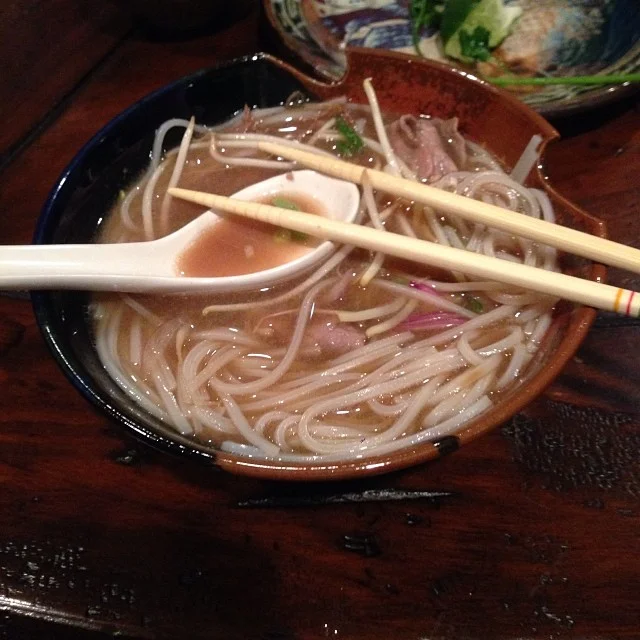 Michelle Bradley's homemade pho made us feel bad about our dinner. 